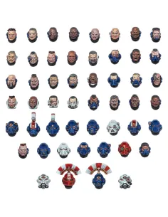 Cabezas de Marines Espaciales Space Marines Heads-91701