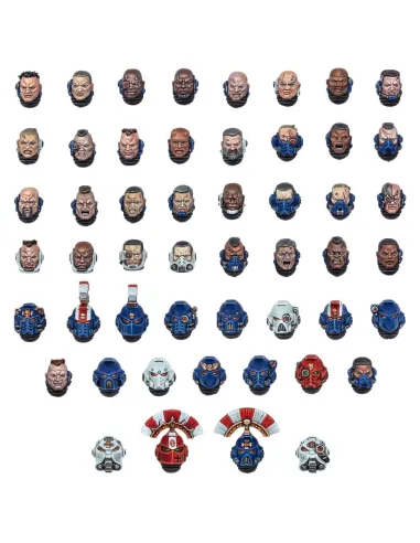 Cabezas de Marines Espaciales Space Marines Heads