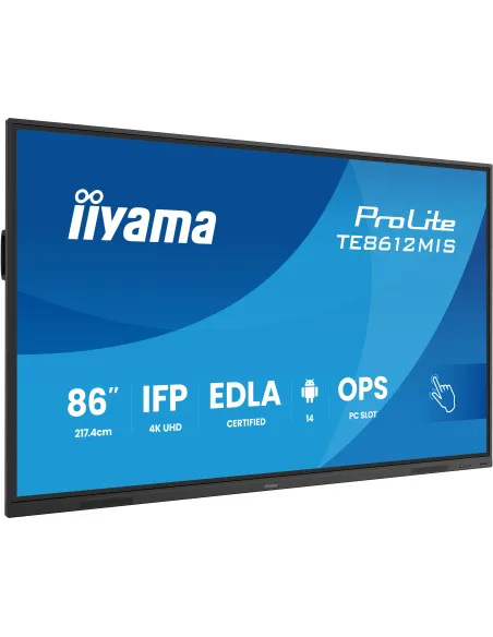 Pantalla interactiva iiyama ProLite TE8612MIS-B4AG 86"