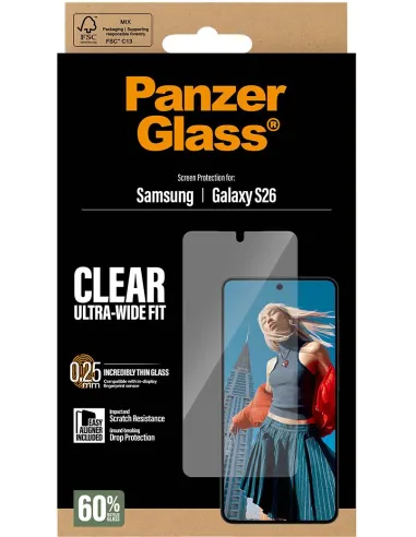 Protector de pantalla PanzerGlass PG34506 para Galaxy S26