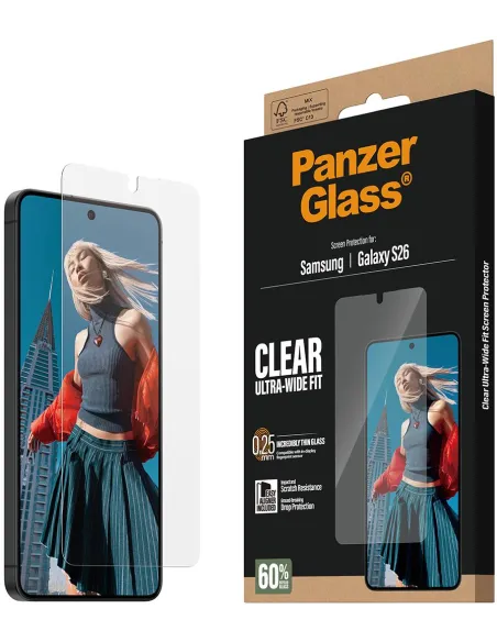 Protector de pantalla PanzerGlass PG34506 para Galaxy S26