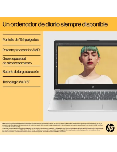 Portátil HP 15-fc0166ns Ryzen 5-7520u, 16GB DDR5 , 512GB SSD