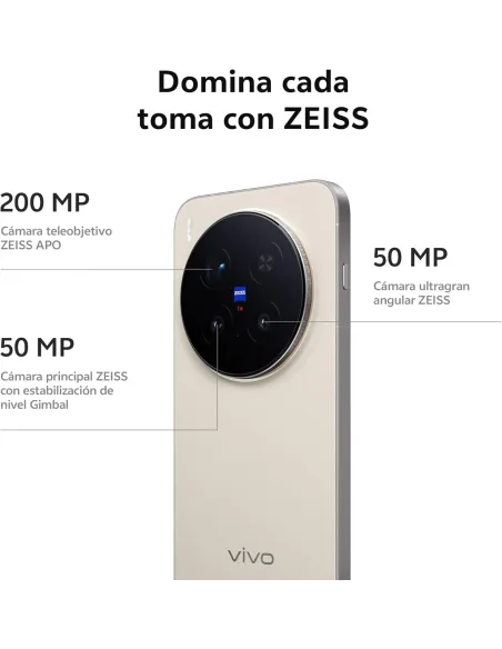 Vivo X300 Pro 5G 16GB/512GB Marrón kit fotográfico