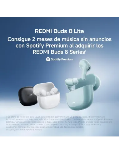 Auriculares TWS Xiaomi Redmi Buds 8 Lite negro con ANC