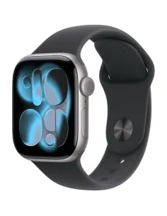 Apple Watch Series 11 GPS + Cellular 42mm MF8A4QL/A Caja de Aluminio Gris Espacial con Correa Deportiva Negra (Talla S/M)