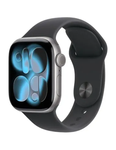 Apple Watch Series 11 42mm MF8A4QL-A GPS + Cellular Caja de Aluminio Gris Espacial con Correa Deportiva Negra (Talla S-M)