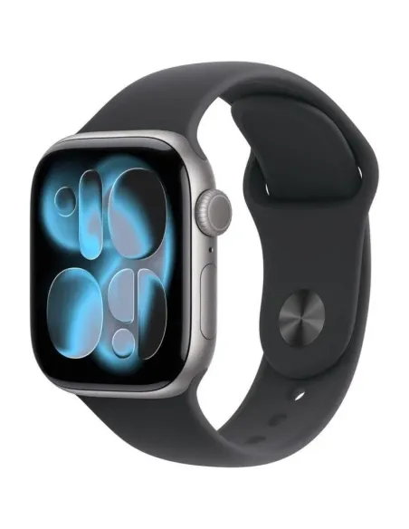 Apple Watch Series 11 42mm MF8A4QL-A GPS + Cellular Caja de Aluminio Gris Espacial con Correa Deportiva Negra (Talla S-M)