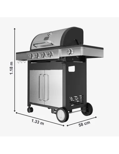 Barbacoa de Gas Black+Decker BXOG16550E