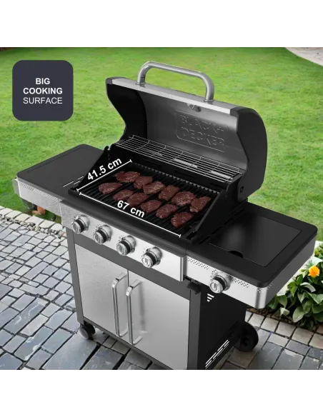Barbacoa de Gas Black+Decker BXOG16550E