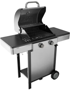 Black+Decker BXOG7200E Barbacoa de Gas  2 Quemadores 3,6kW Limpieza fácil y Ruedas giratorias-ELEC64919