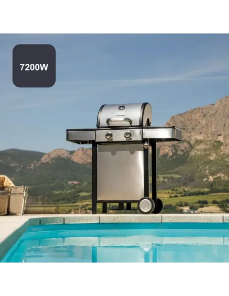 Barbacoa de Gas  2 Quemadores Black+Decker BXOG7200E