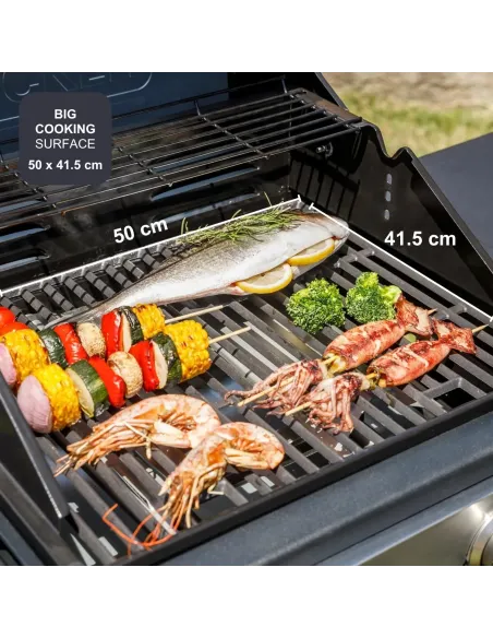 Barbacoa de Gas  2 Quemadores Black+Decker BXOG7200E
