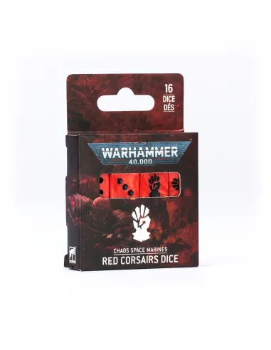 Red Corsairs Dice Dados de los Corsarios Rojos Ejércitos del Caos Warhammer 40.000