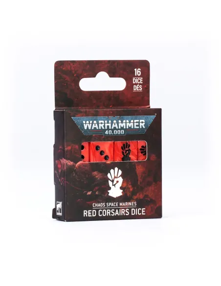 Red Corsairs Dice Dados de los Corsarios Rojos Ejércitos del Caos Warhammer 40.000