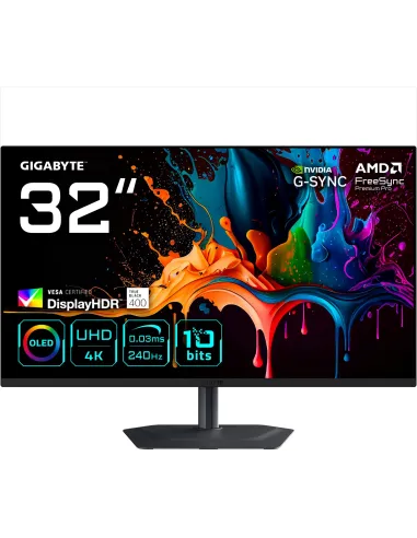 Gigabyte MO32U 32" UHD 4K QD-OLED 240Hz 0.03ms HDR FreeSync/G-Sync EK