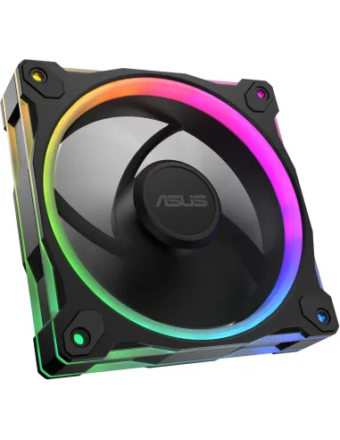 ASUS Prime MR120 ARGB negro: 120 mm PWM con marco 28 mm