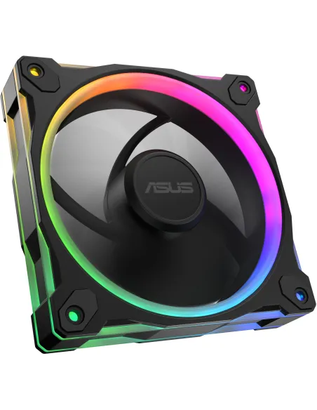 ASUS Prime MR120 ARGB negro: 120 mm PWM con marco 28 mm