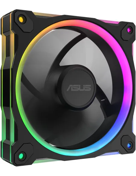 ASUS Prime MR120 ARGB negro: 120 mm PWM con marco 28 mm