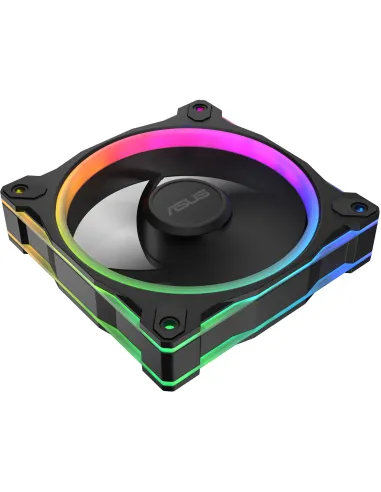 ASUS Prime MR120 ARGB negro: 120 mm PWM con marco 28 mm