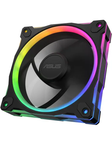ASUS Prime MR120 ARGB negro: 120 mm PWM con marco 28 mm