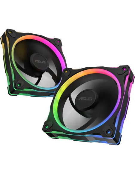 ASUS Prime MR120 ARGB negro: 120 mm PWM con marco 28 mm