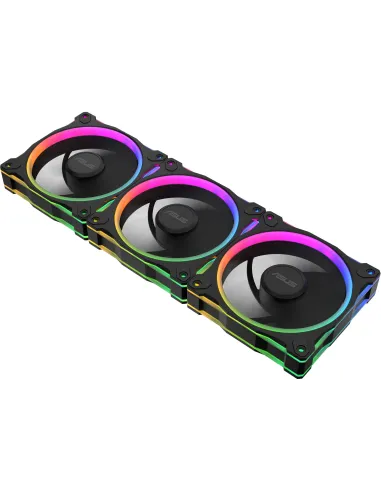 Pack 3 ventiladores ASUS Prime MR120 ARGB 120 mm PWM negro