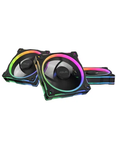 Pack 3 ventiladores ASUS Prime MR120 ARGB 120 mm PWM negro