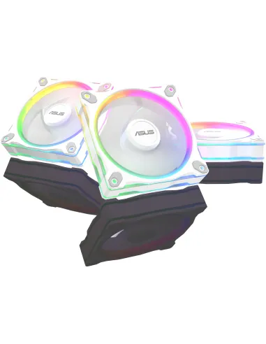 Pack 3 ventiladores ASUS Prime MR120 ARGB 120 mm PWM blanca