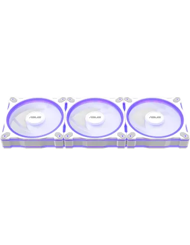 Pack 3 ventiladores ASUS Prime MR120 ARGB 120 mm PWM blanca