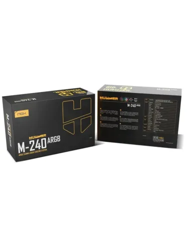 Refrigeración líquida AIO 240 mm NOX Hummer M-240 LCD Black