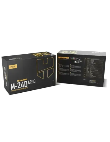 AIO 240 mm NOX Hummer M-240 LCD White con pantalla LCD 3,4"