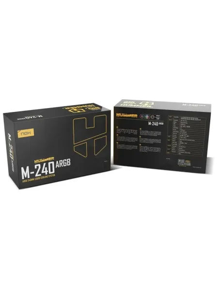 AIO 240 mm NOX Hummer M-240 LCD White con pantalla LCD 3,4"