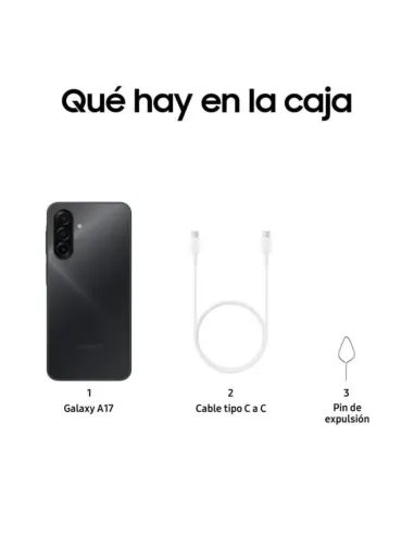Smartphone Samsung Galaxy A17 LTE 4GB/128GB Negro
