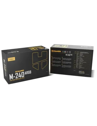 AIO 240 mm NOX Hummer M-240 LCD White con pantalla LCD 3,4"