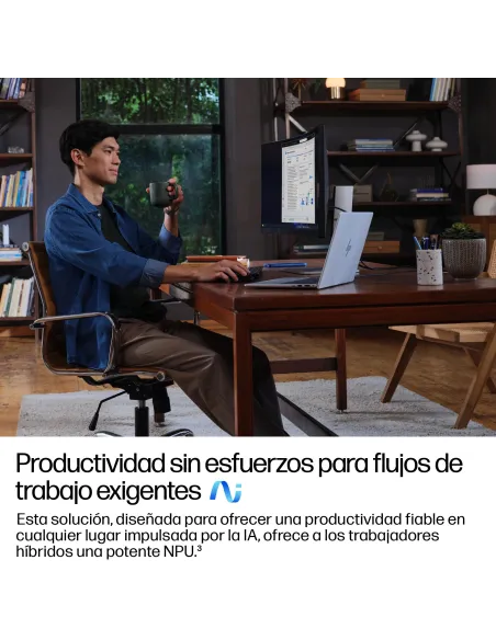 Portátil HP EliteBook 8 G1i D67B5ET para oficina y seguridad