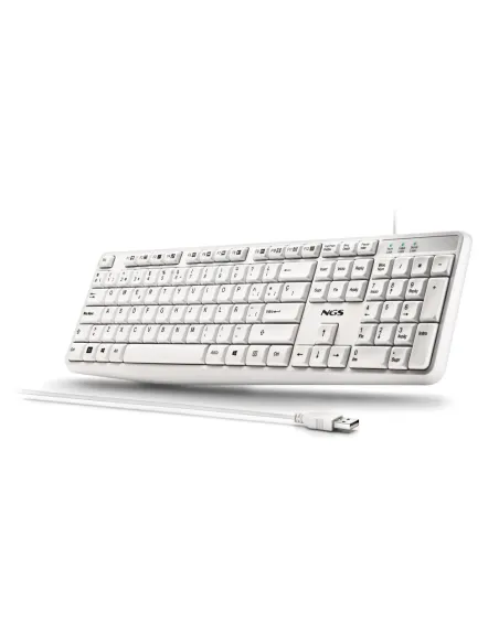 NGS Heritage Teclado USB-A Con 12 Teclas Multimedia