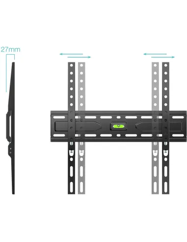 TooQ LP1030F-B soporte fijo de pared para TV 32–75