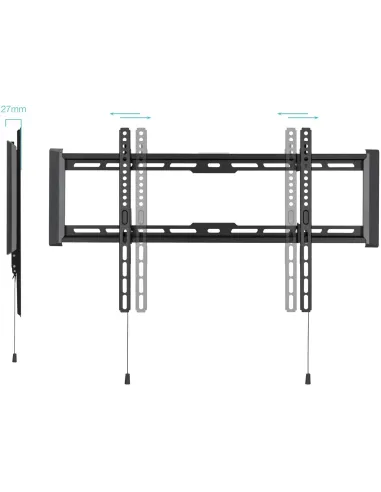TooQ LP1083F-B Soporte fijo de Pared para Pantallas 37"-80" Negro