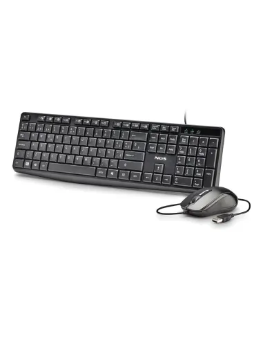 NGS Cocoa Kit V2: teclado y ratón USB con teclas multimedia