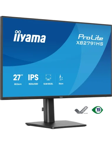 Monitor iiyama ProLite XB2791HS-B1 27" , ergonomía y 120 Hz