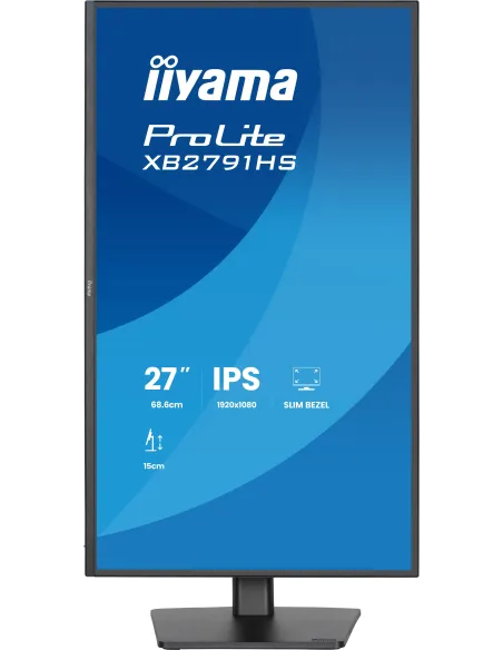 Monitor iiyama ProLite XB2791HS-B1 27" , ergonomía y 120 Hz