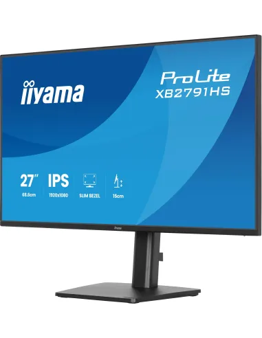 Monitor iiyama ProLite XB2791HS-B1 27" , ergonomía y 120 Hz