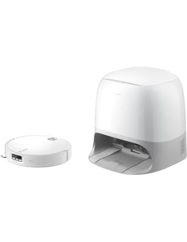 Roborock Qrevo Curv 2 ProX Blanco Robot Aspirador y Fregasuelos con Autovaciado Navegación Avanzada 25.000 Pa Control por Voz