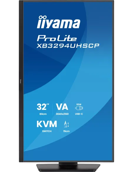 Monitor iiyama XB3294UHSCP-B1 con  4K 31,5" con USB?C y KVM