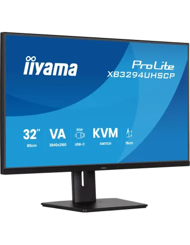 Monitor iiyama XB3294UHSCP-B1 con  4K 31,5" con USB?C y KVM