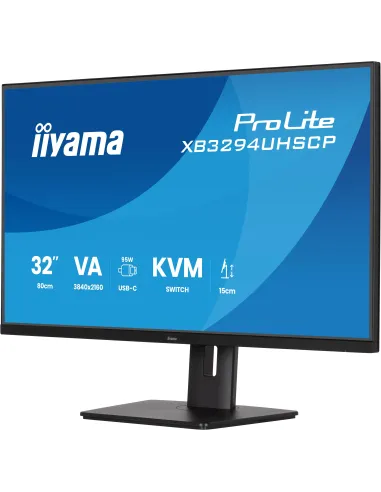 Monitor iiyama XB3294UHSCP-B1 con  4K 31,5" con USB?C y KVM