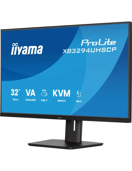 Monitor iiyama XB3294UHSCP-B1 con  4K 31,5" con USB?C y KVM