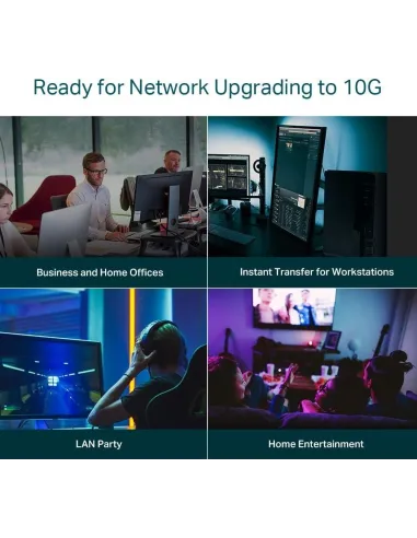 TP-Link TL-SX1008 Switch L2 8 Puertos Gigabit 10G