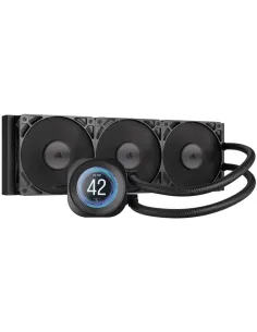 Corsair Nautilus 360 RS LCD Negra Kit de Refrigeración Líquida 360mm con 3 Ventiladores PWM-REFR64491