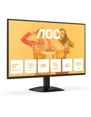 Monitor AOC Q27B35S3, 27" QHD IPS a 120 Hz para escritorio